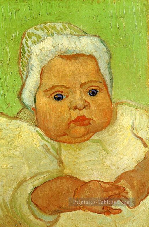 Le bébé Marcelle Roulin Vincent van Gogh Peintures à l'huile